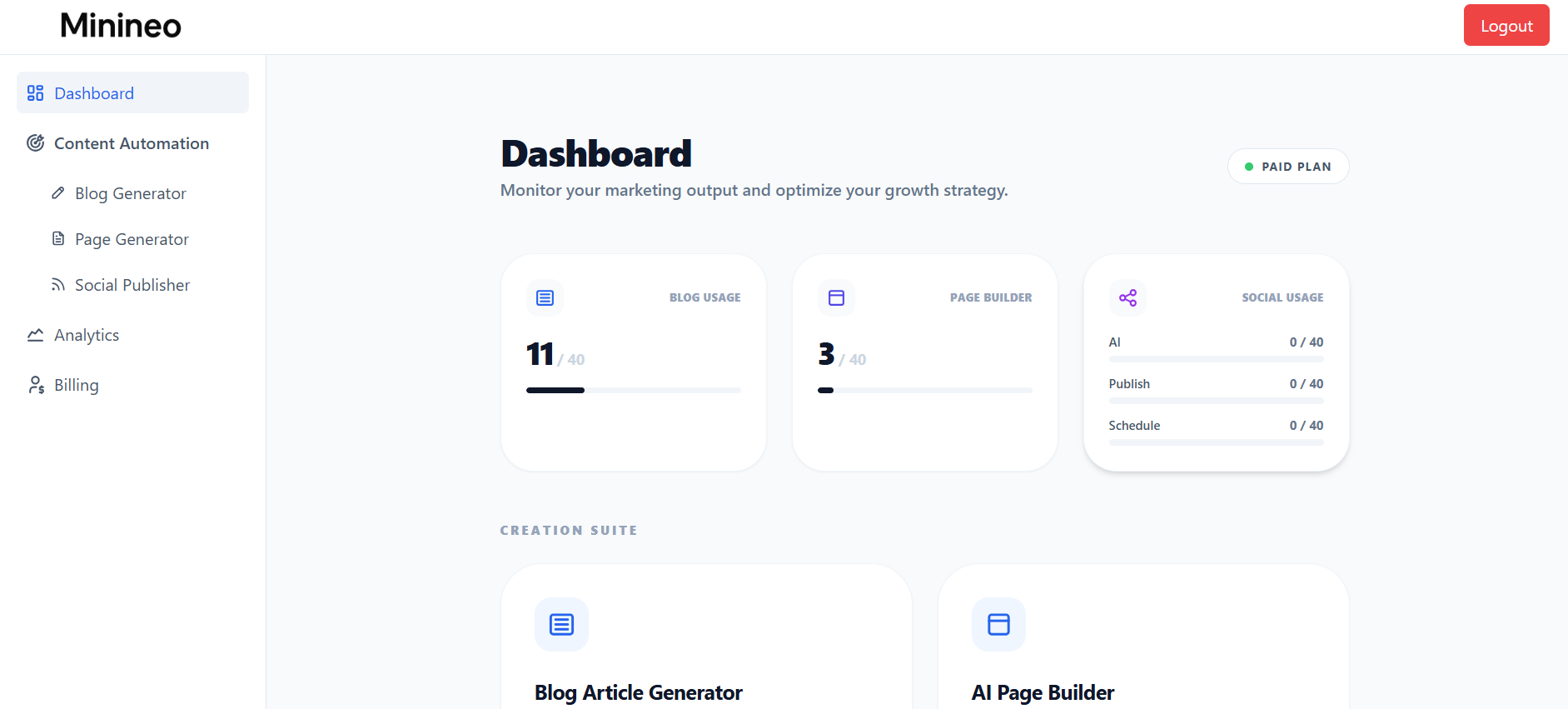 Unlock Your Content Potential with Minineo AI SEO Platform