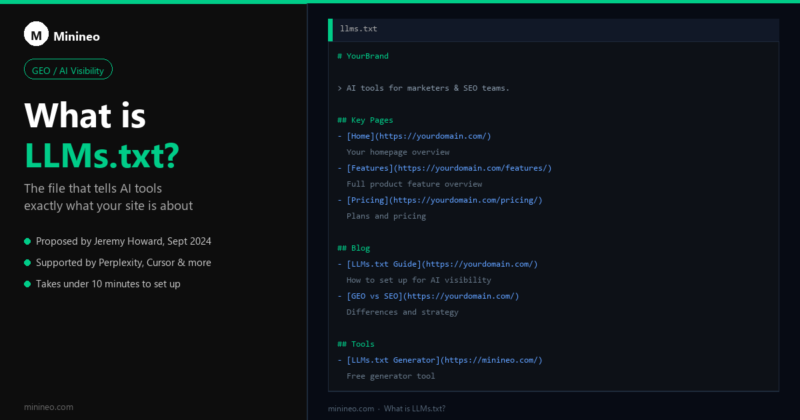 What is LLMs.txt? How to Set It Up for AI Visibility